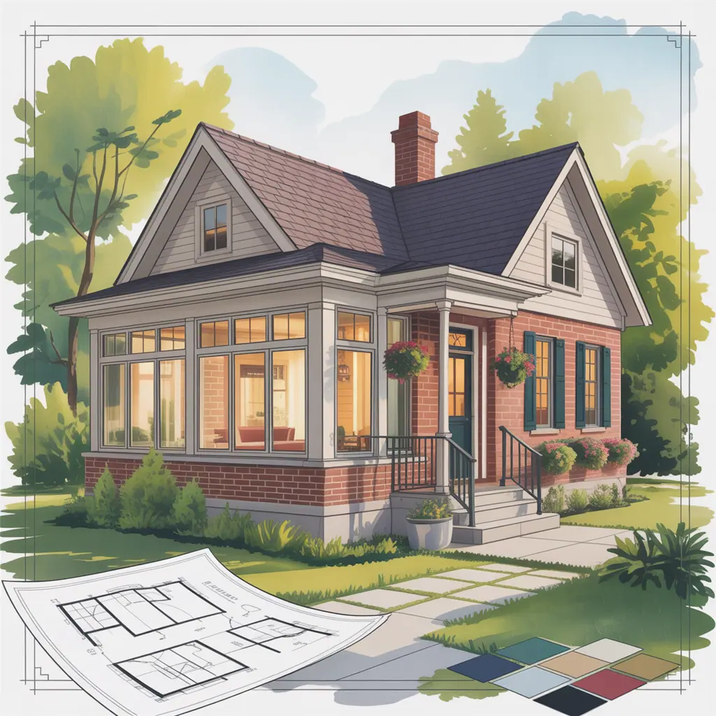 ideas front house addition