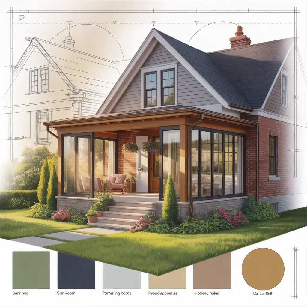 ideas front house addition