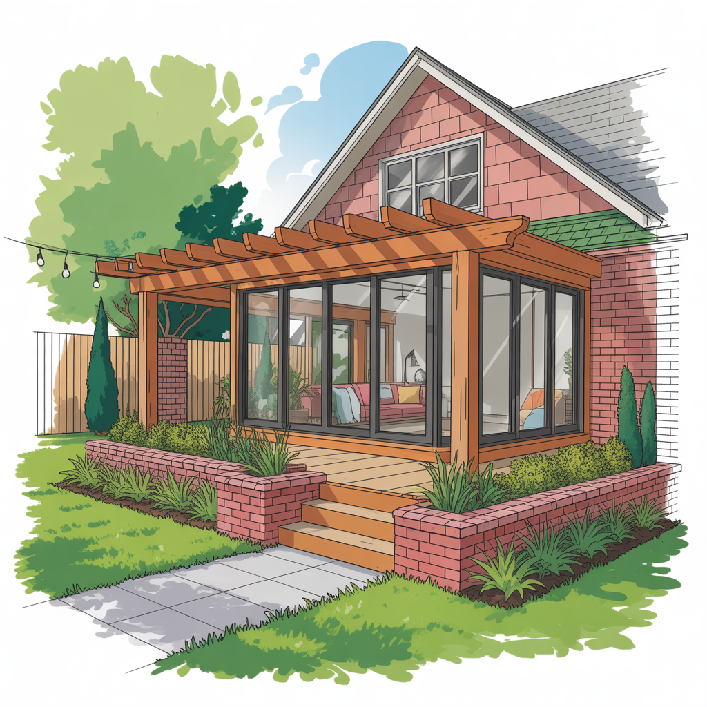 ideas front house addition
