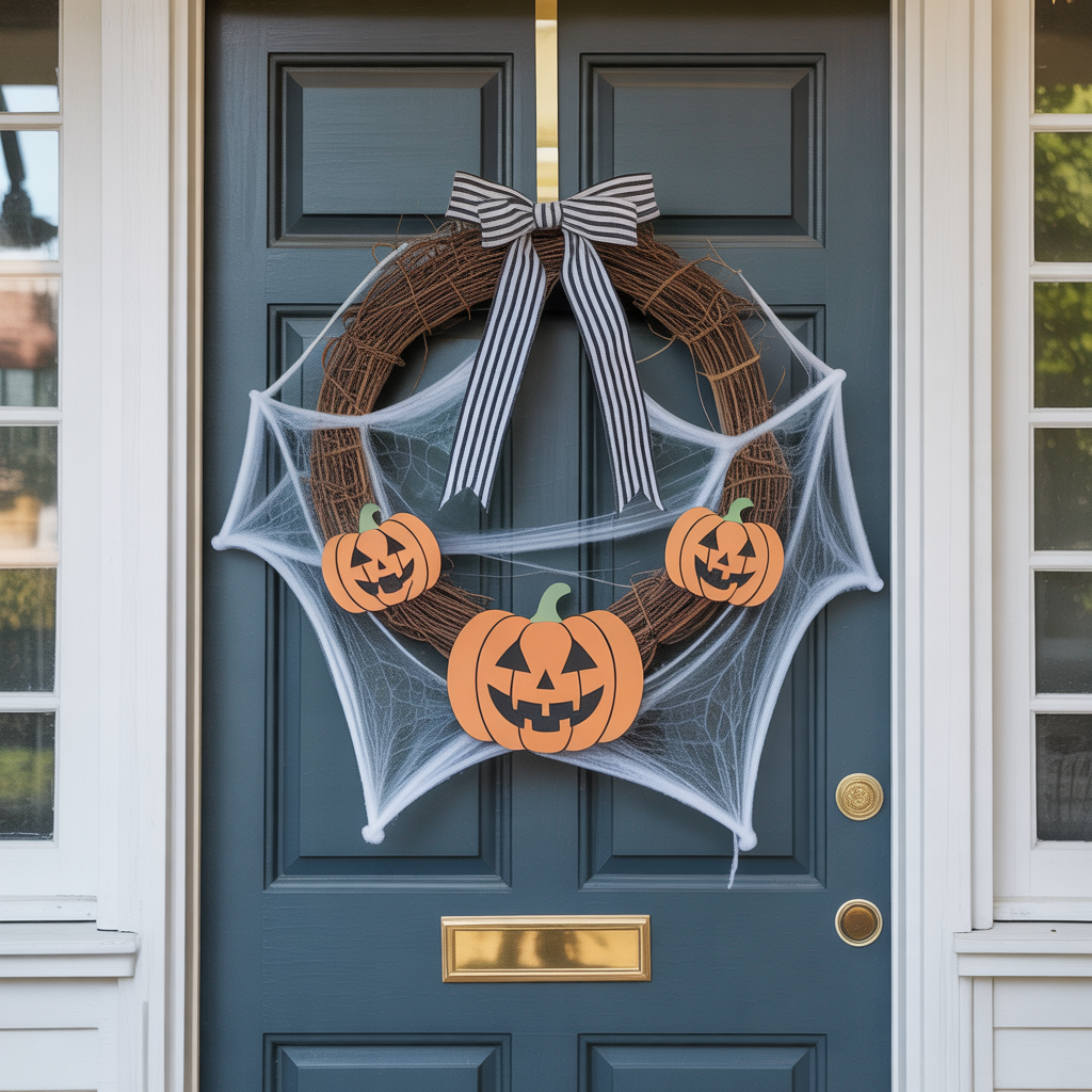 ideas halloween door decor