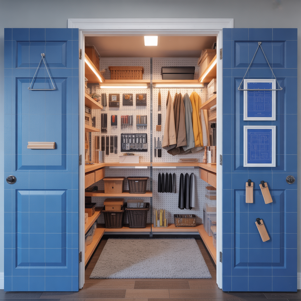 ideas hallway closet