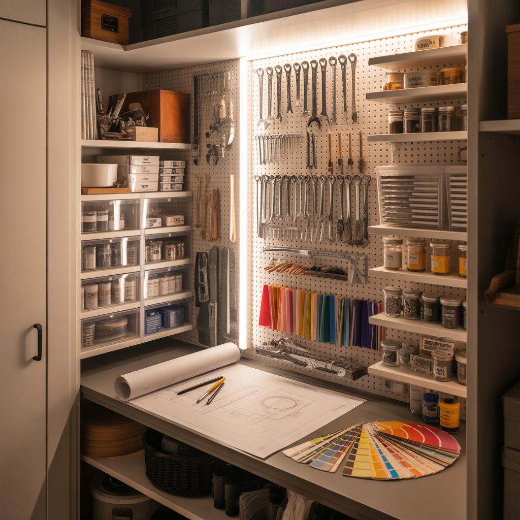 ideas hallway closet