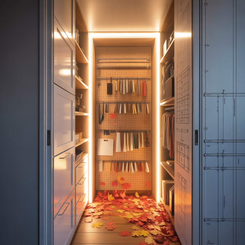 ideas hallway closet