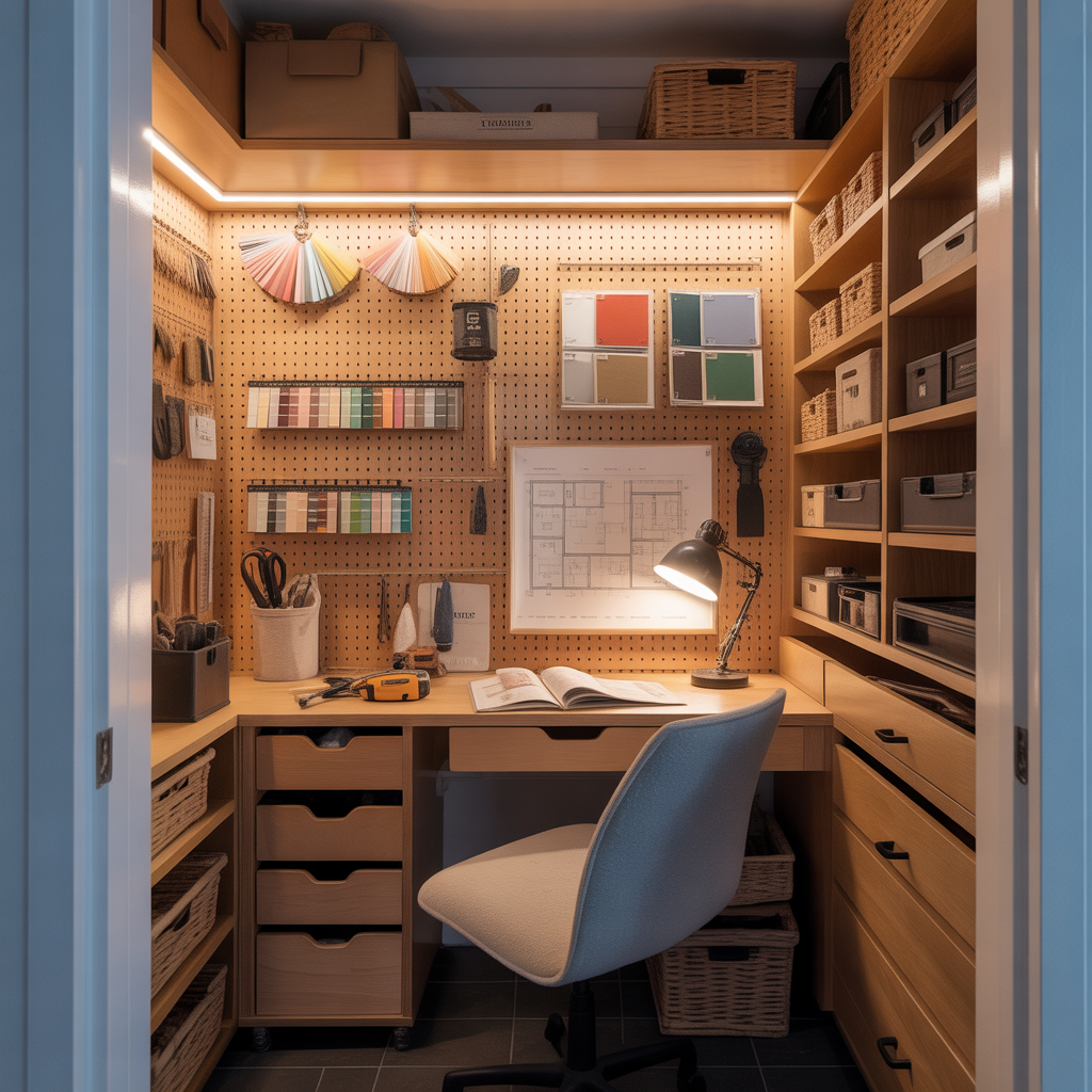 ideas hallway closet