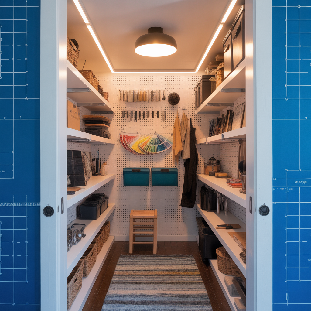ideas hallway closet