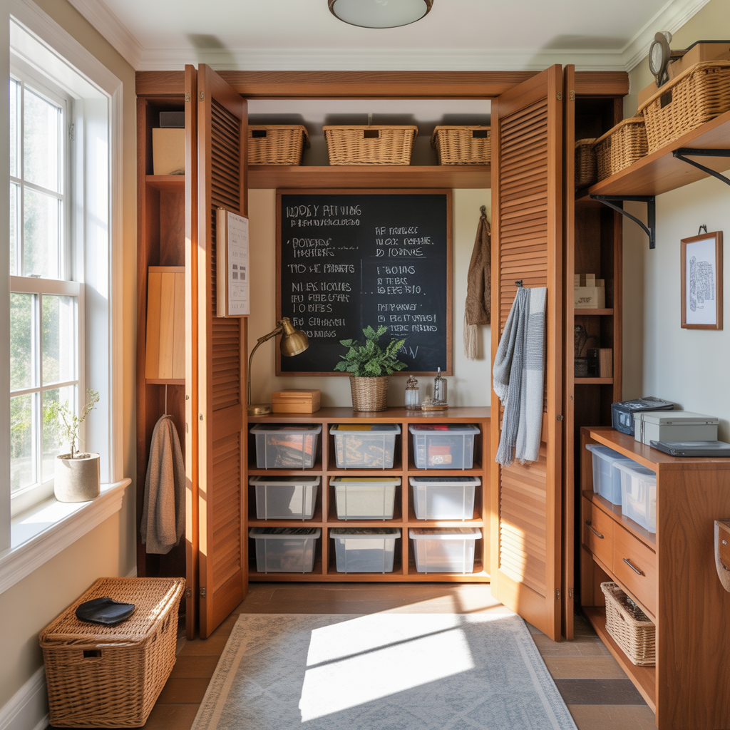 ideas hallway closet