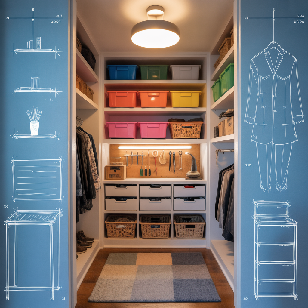 ideas hallway closet