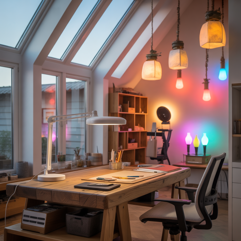 ideas home office lighting