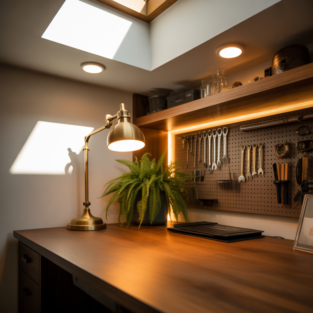 ideas home office lighting