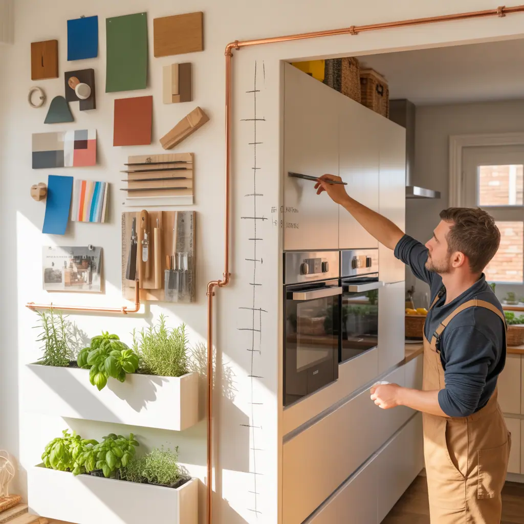 ideas kitchen wall opening