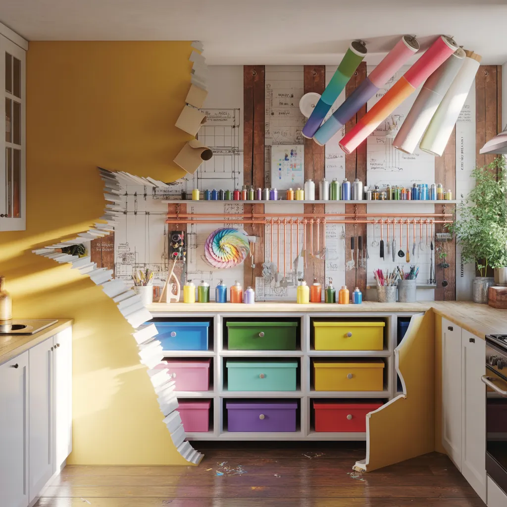 ideas kitchen wall opening
