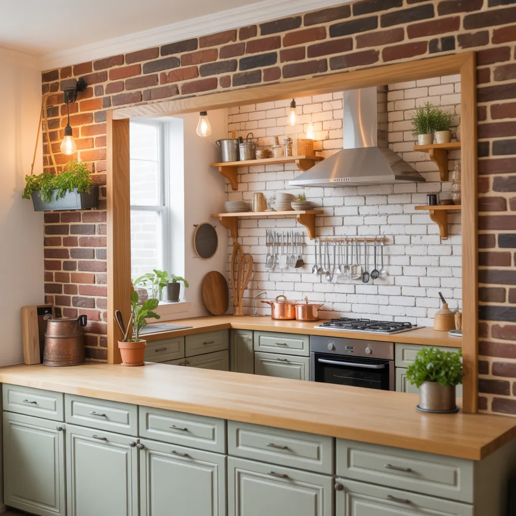 ideas kitchen wall opening