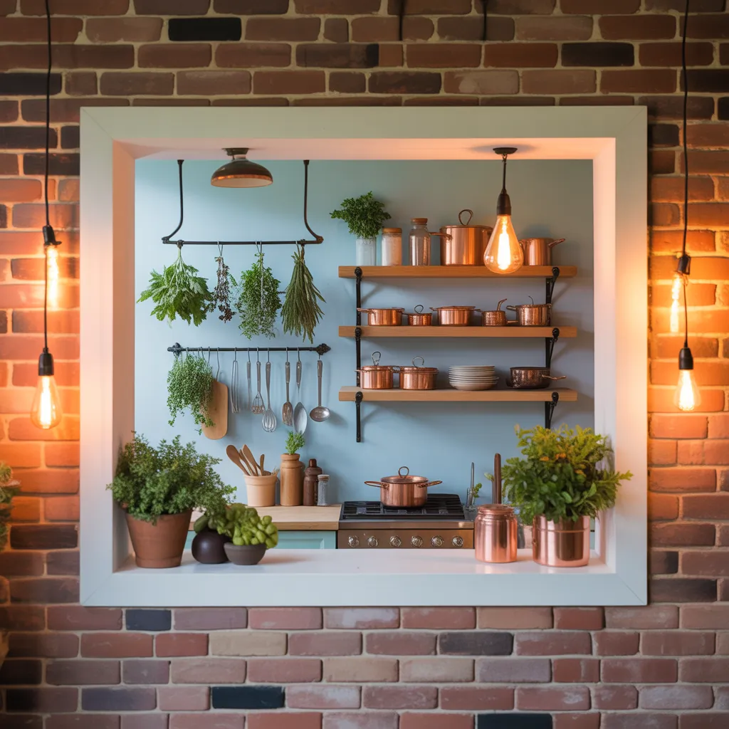 ideas kitchen wall opening