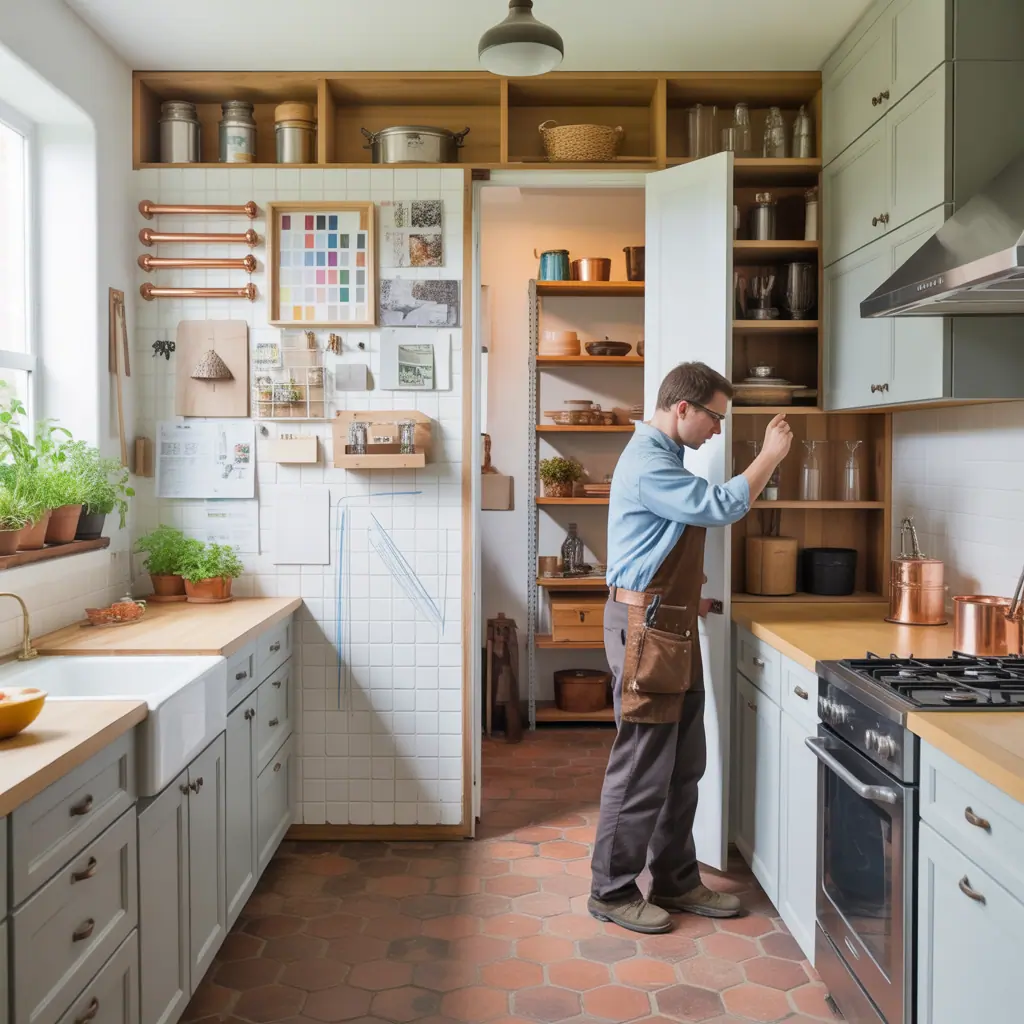 ideas kitchen wall opening