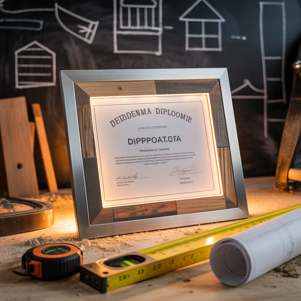 ideas modern diploma frame