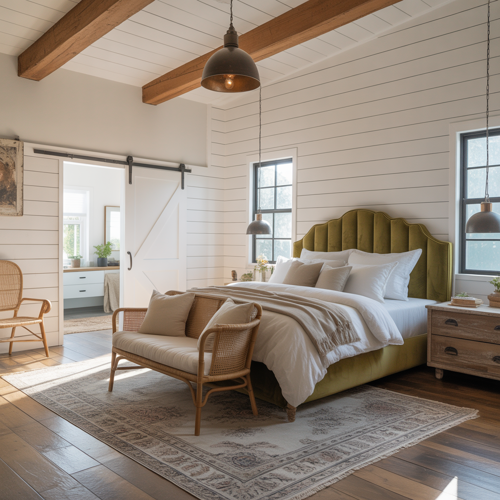 ideas modern farmhouse master bedrooms