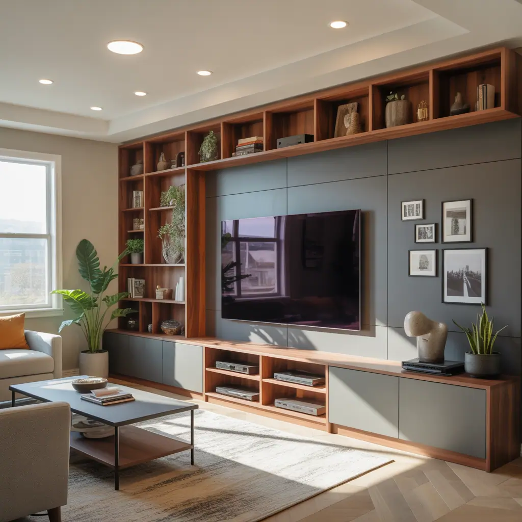 ideas modern media wall design