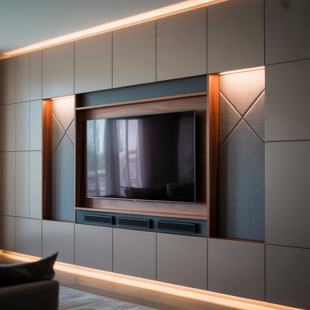ideas modern media wall design