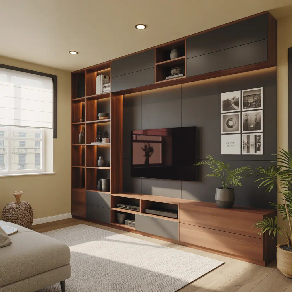 ideas modern media wall design