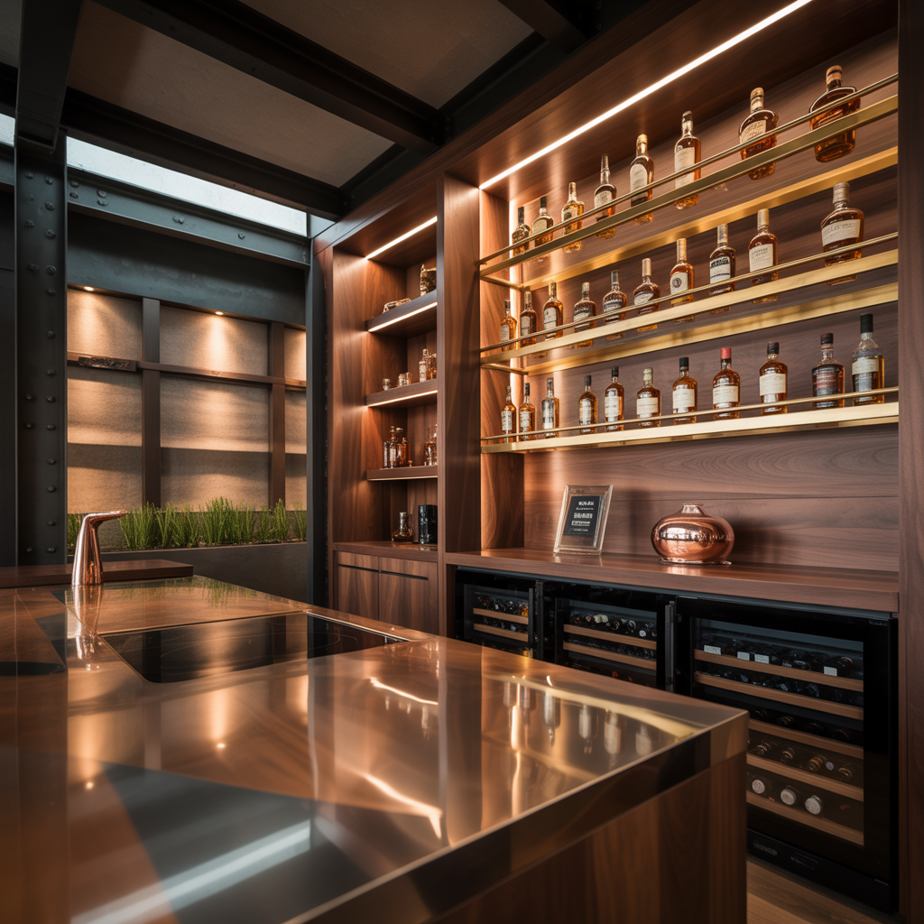 ideas modern whiskey room