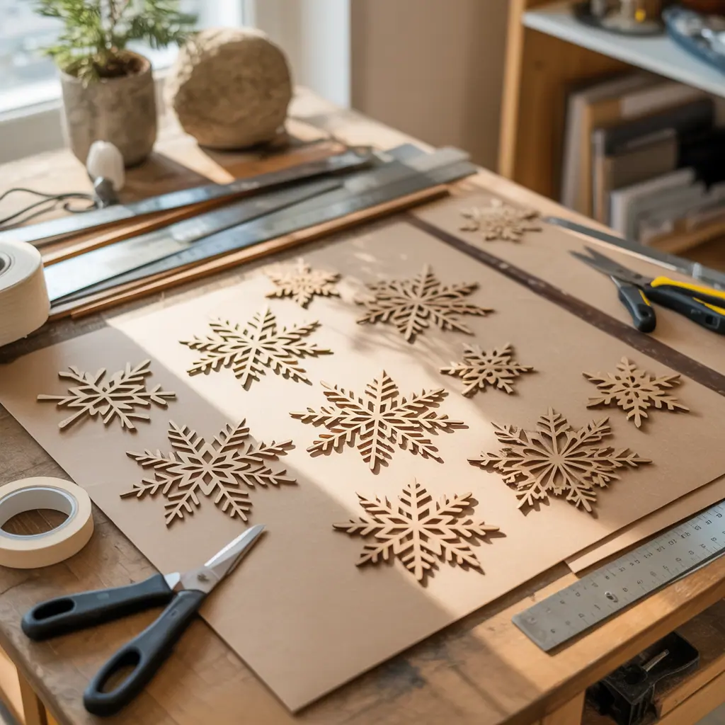 ideas on how to cut snowflakes