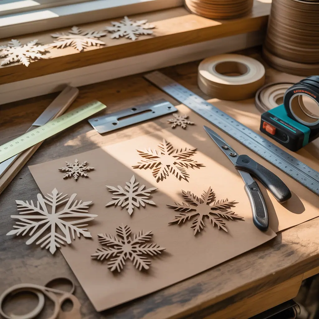 ideas on how to cut snowflakes