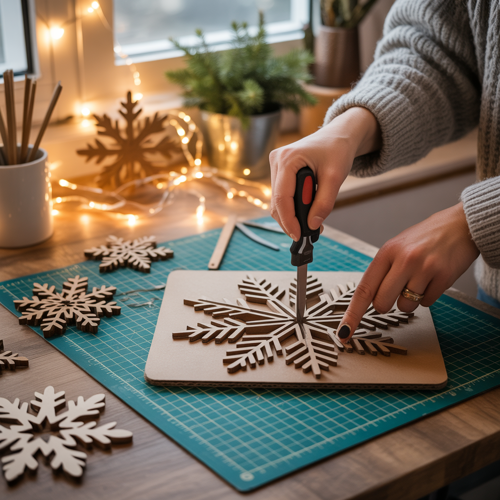 ideas on how to cut snowflakes