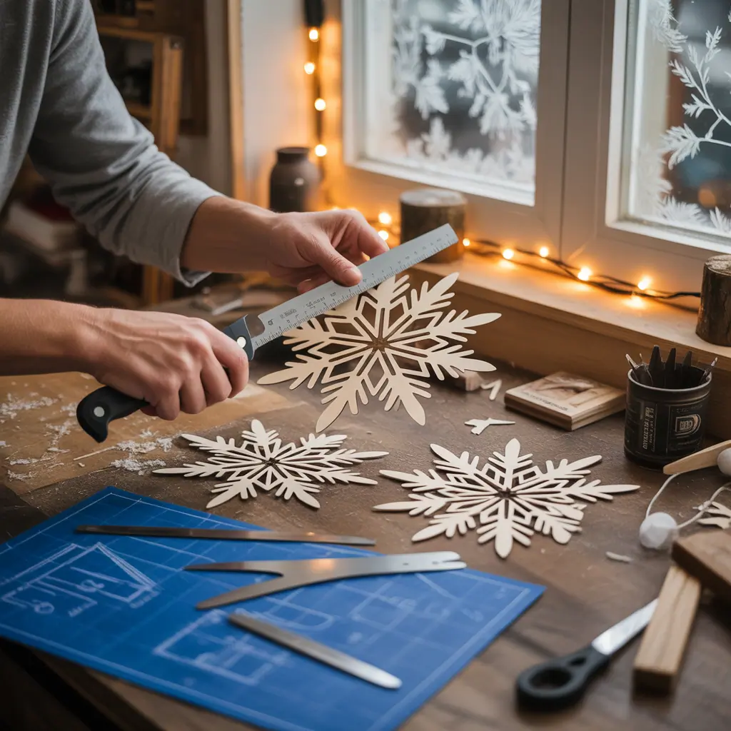 ideas on how to cut snowflakes