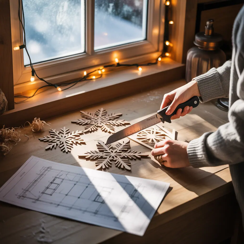 ideas on how to cut snowflakes