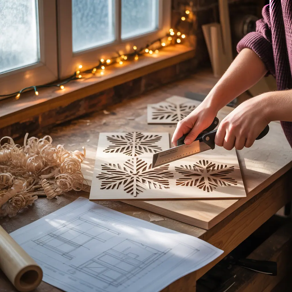 ideas on how to cut snowflakes