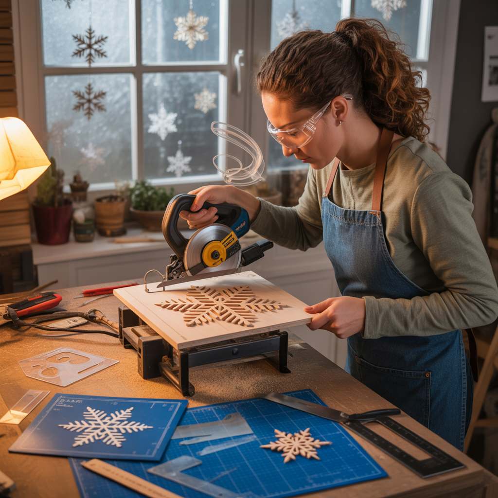 ideas on how to cut snowflakes