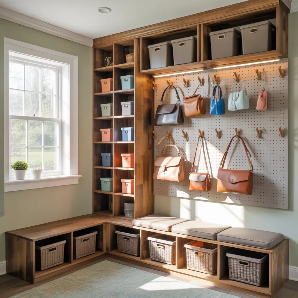 ideas on how to store purses