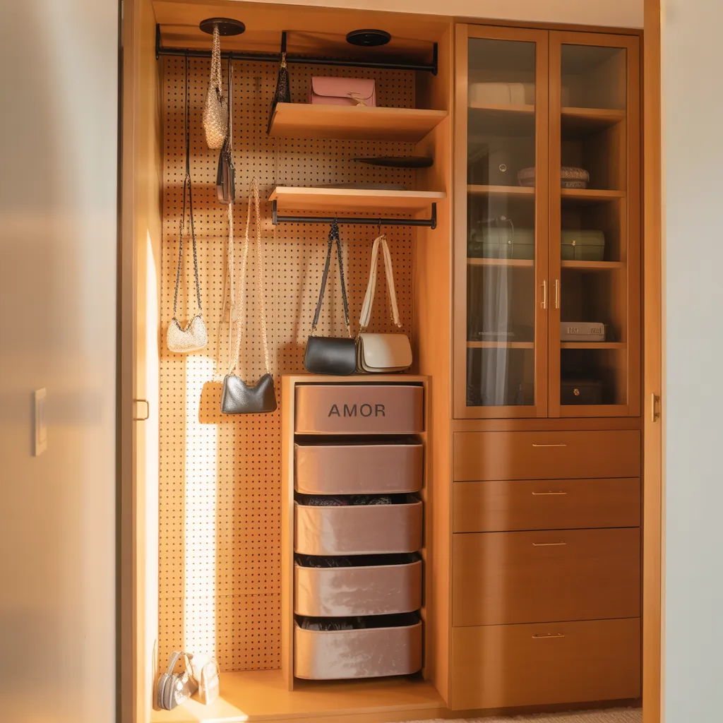 ideas on how to store purses
