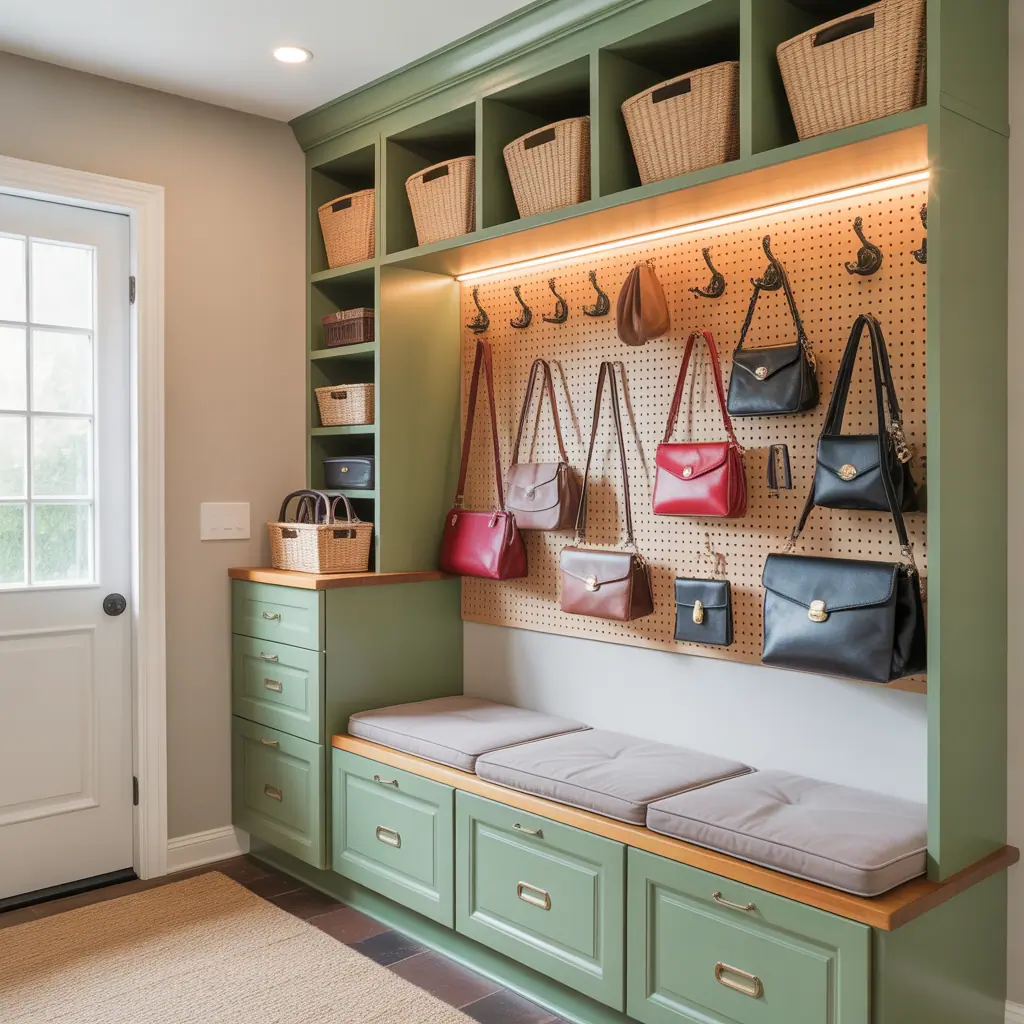 ideas on how to store purses