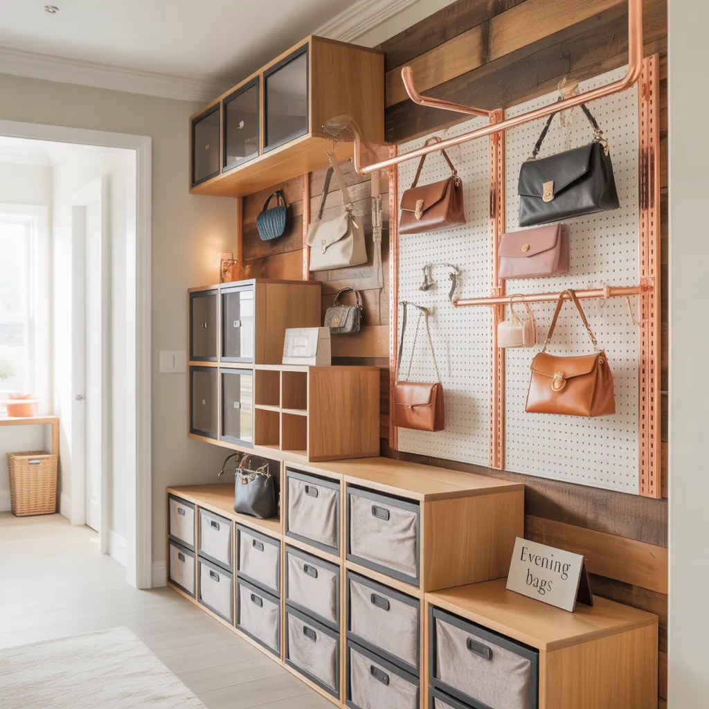 ideas on how to store purses