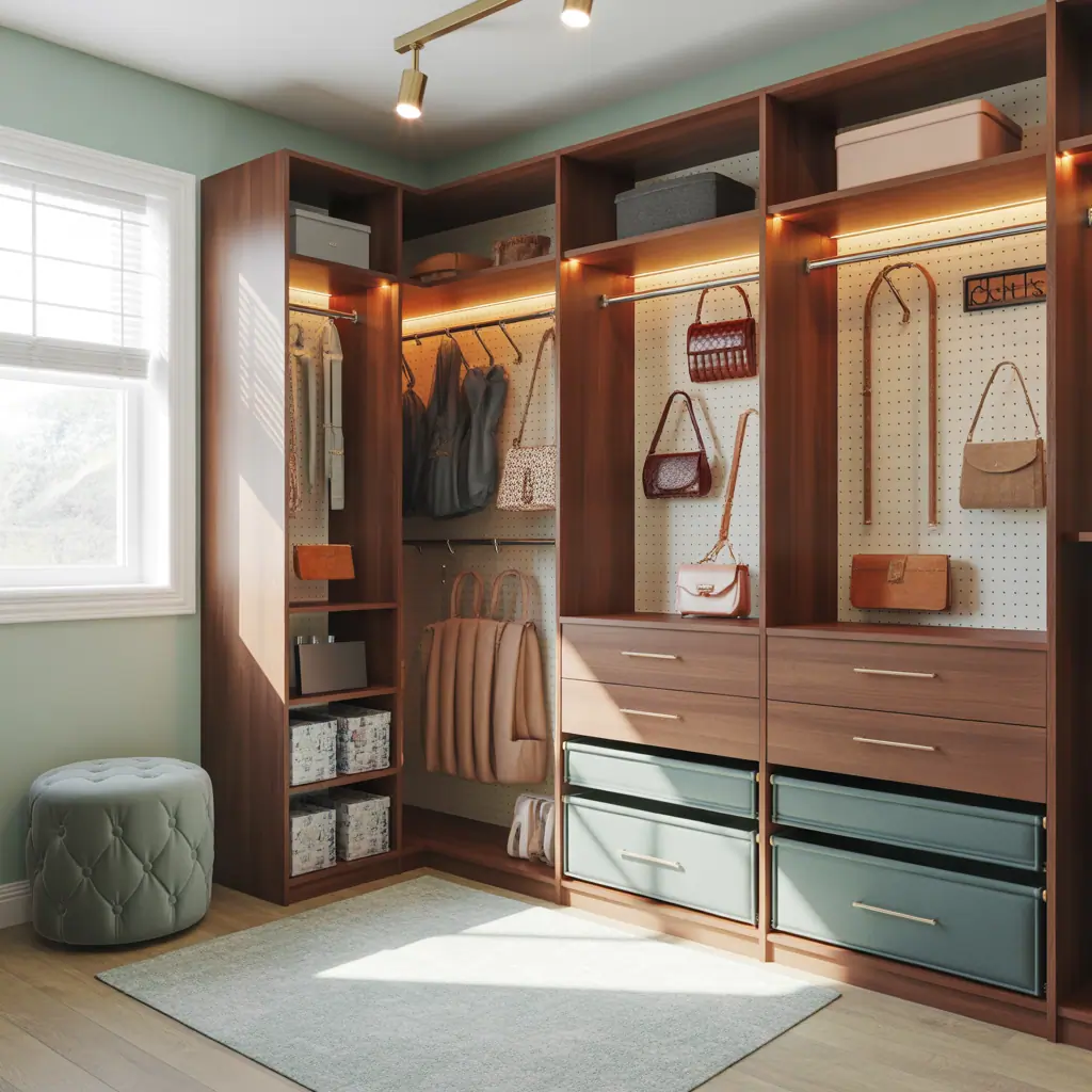 ideas on how to store purses