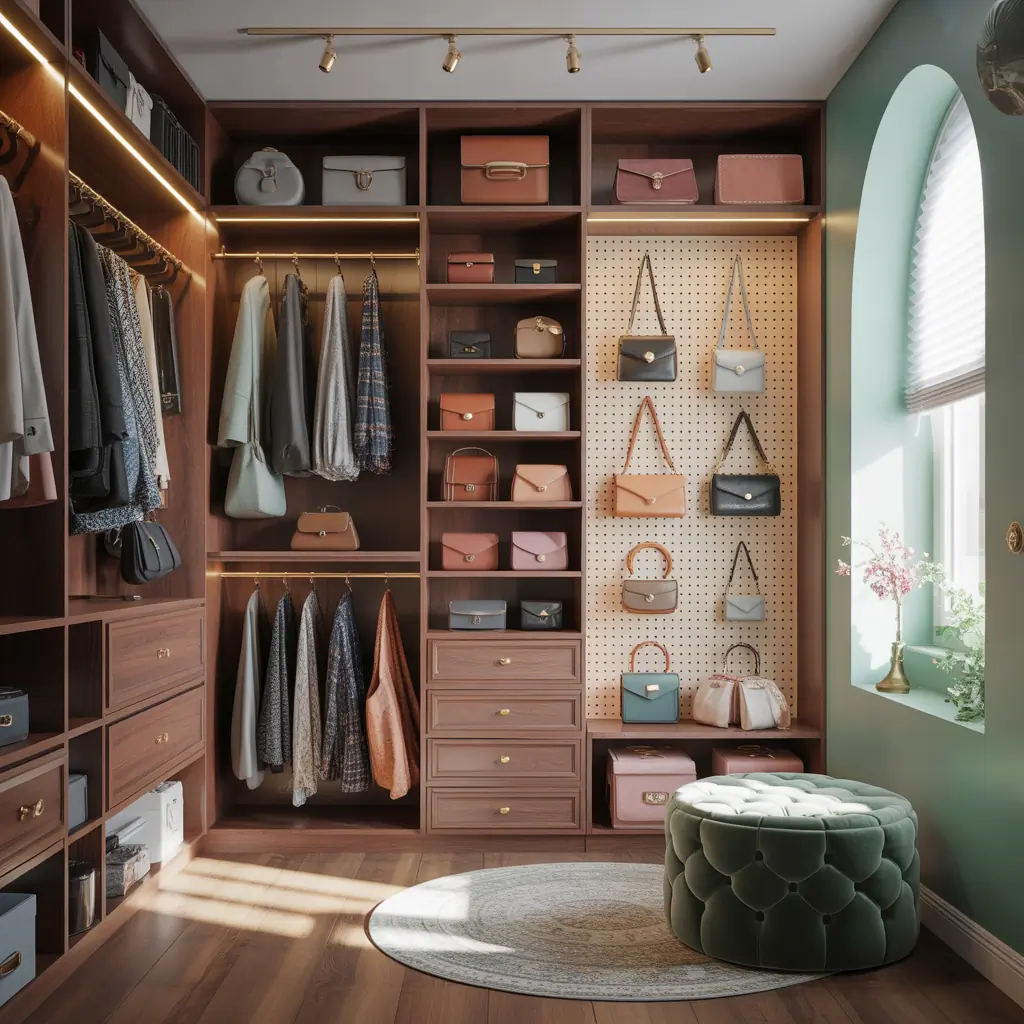 ideas on how to store purses