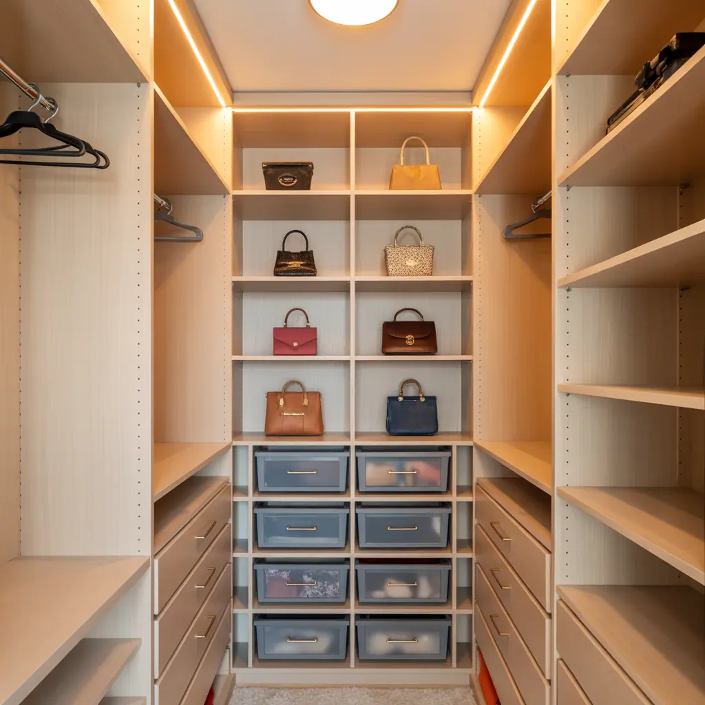 ideas on how to store purses