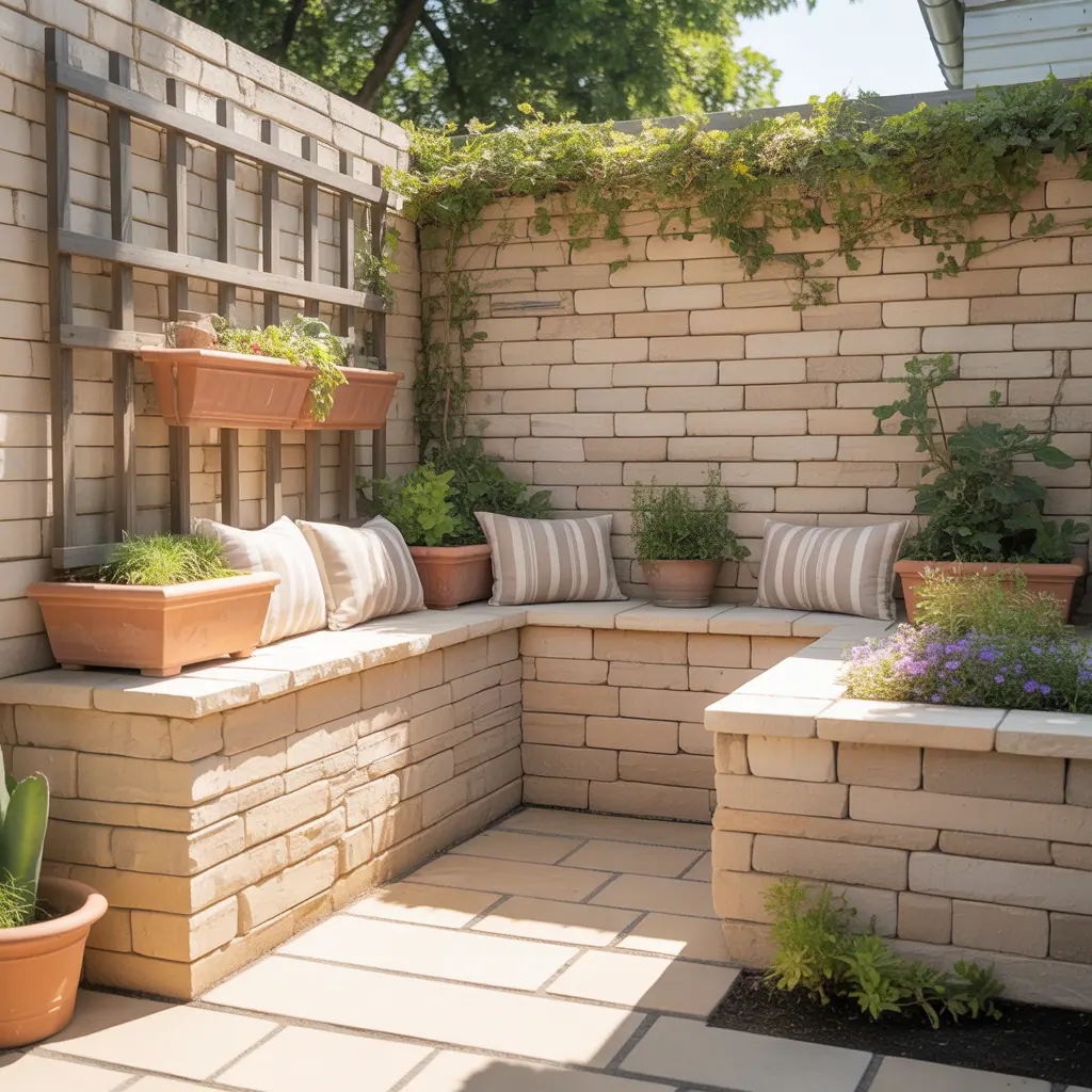 ideas outdoor garden stone walls