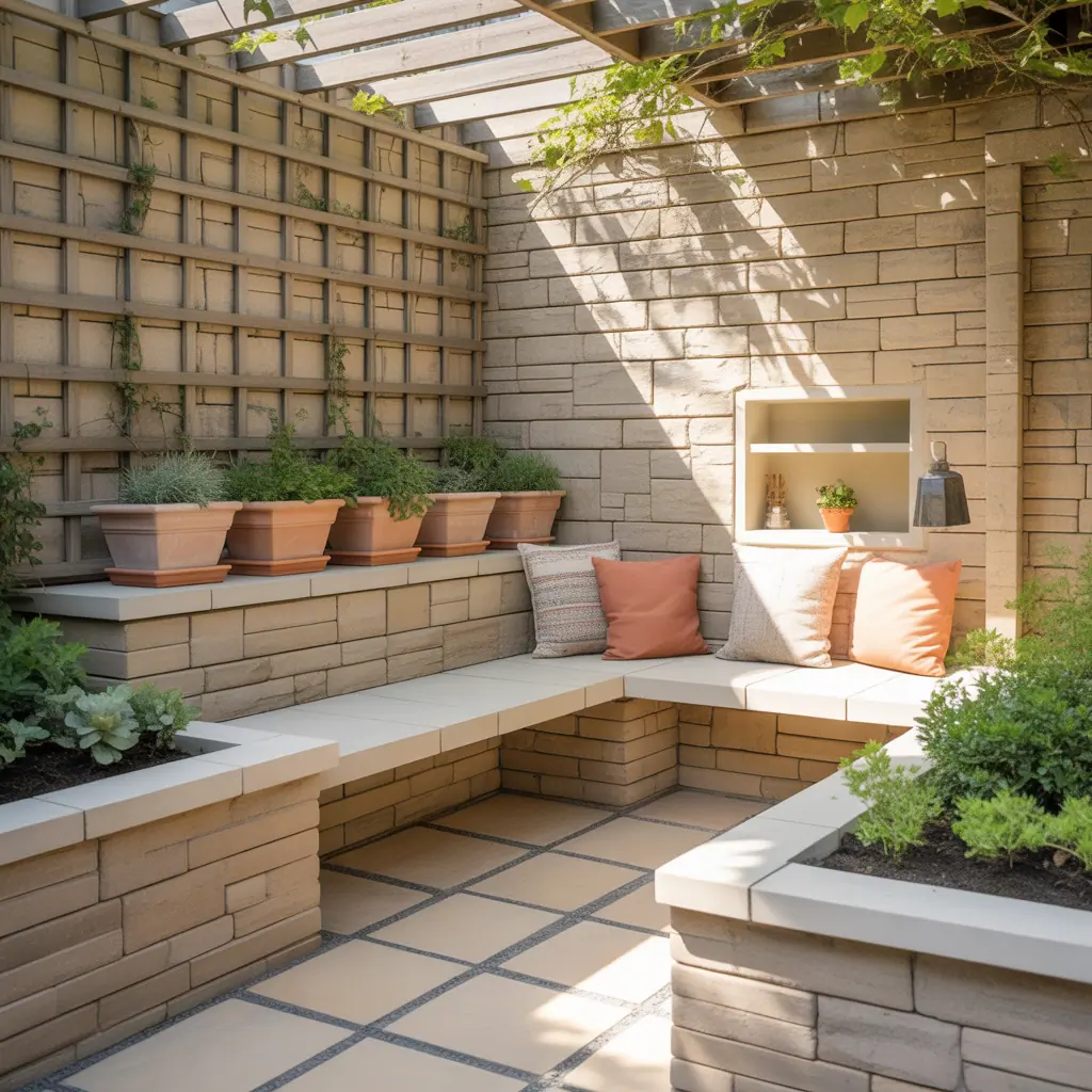 ideas outdoor garden stone walls