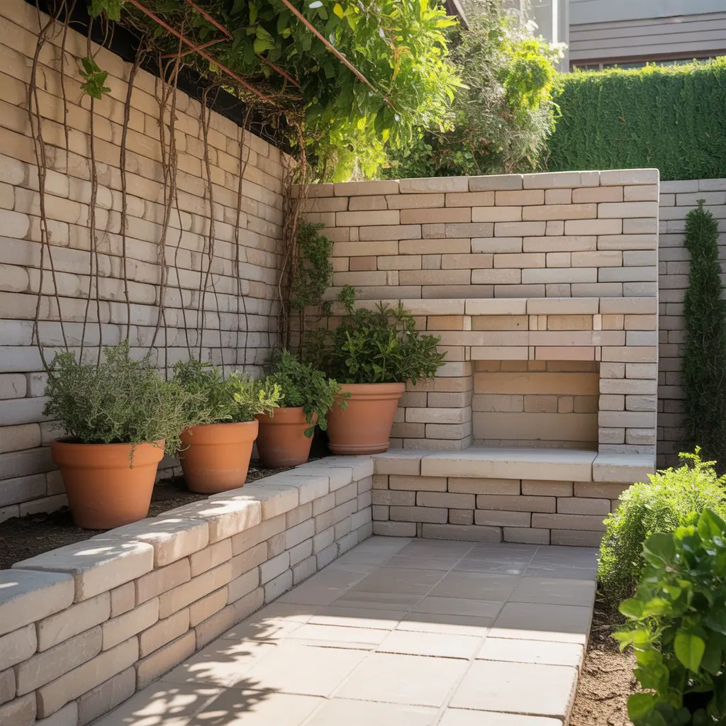 ideas outdoor garden stone walls