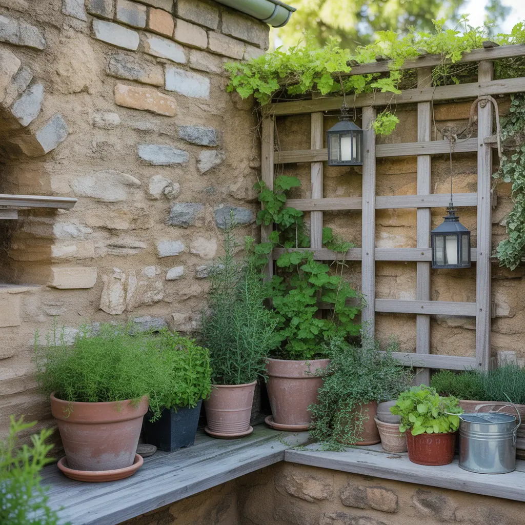 ideas outdoor garden stone walls