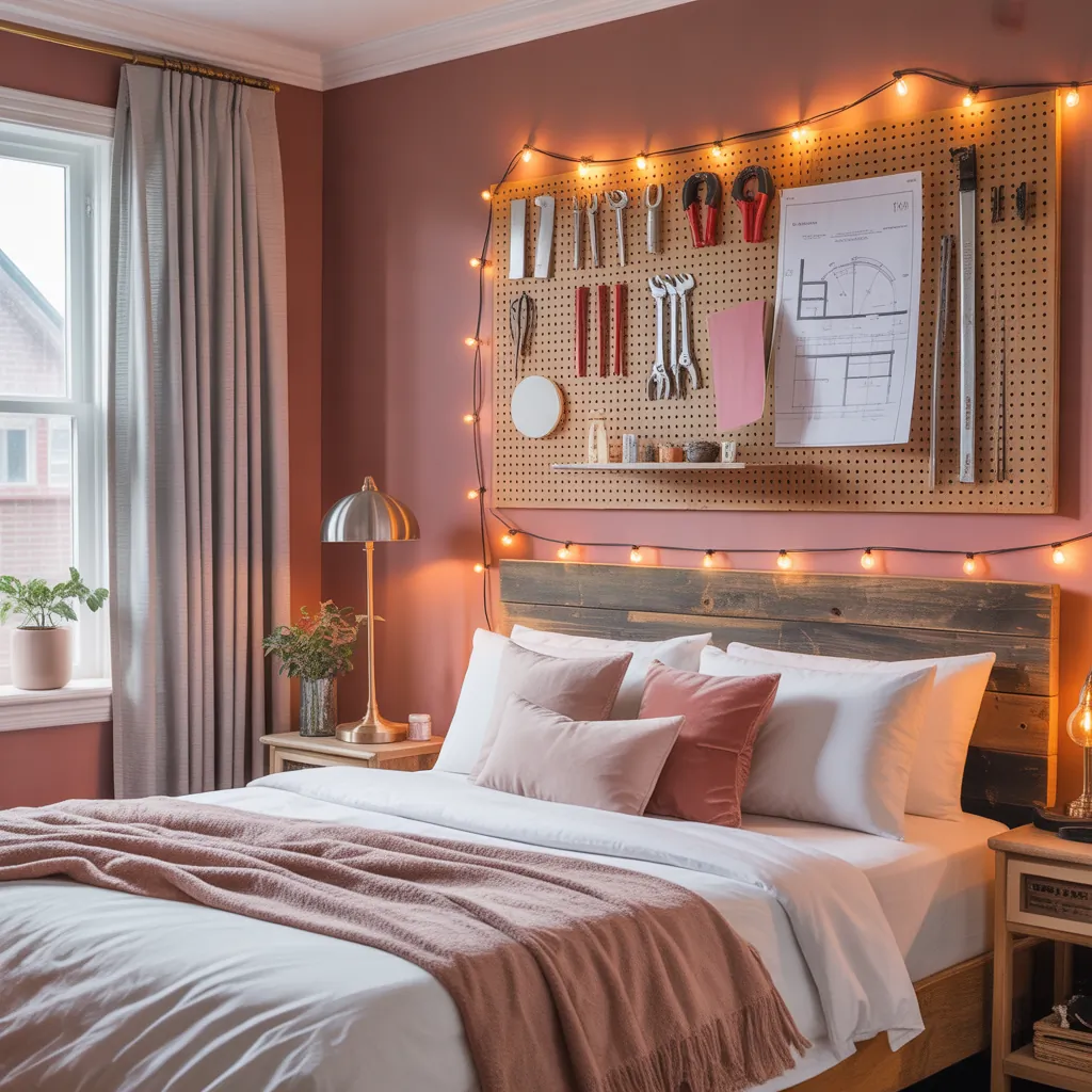 ideas rose gold bedroom