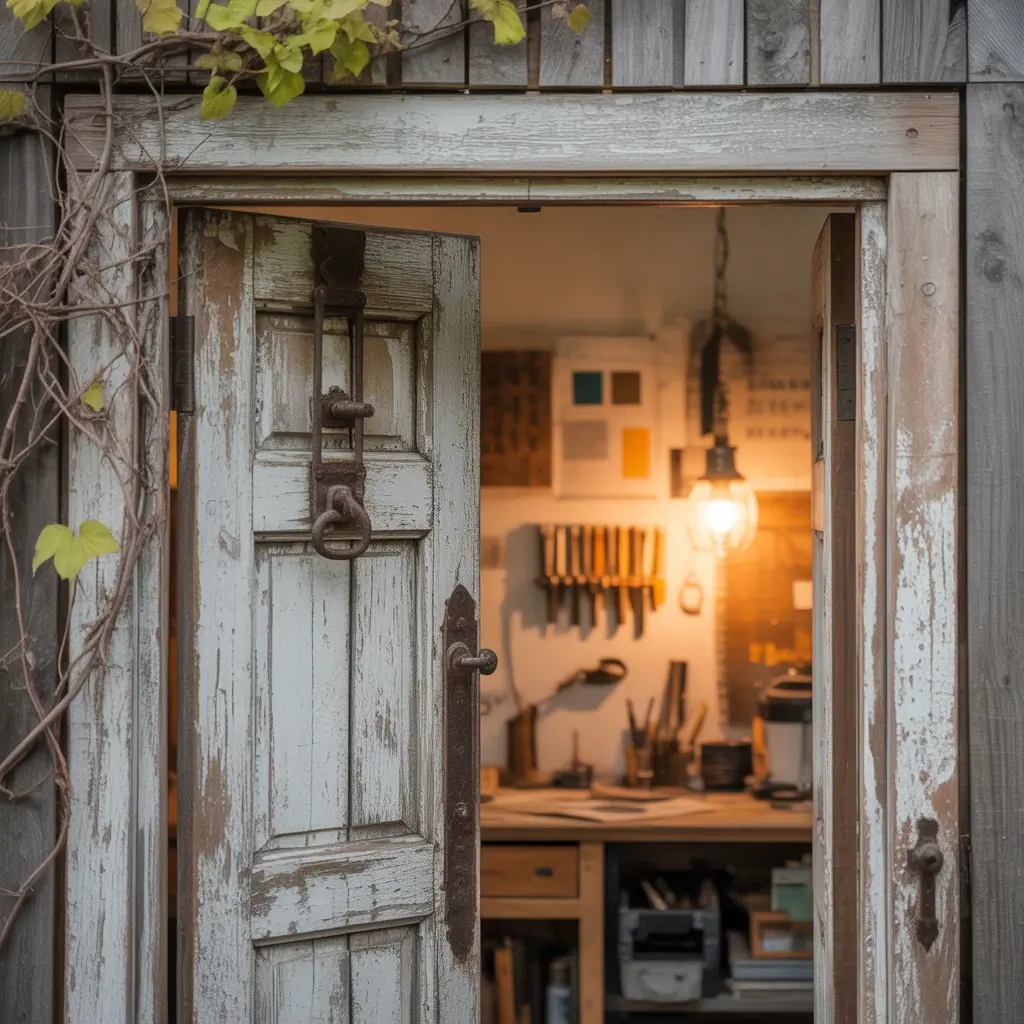 ideas rustic door frame