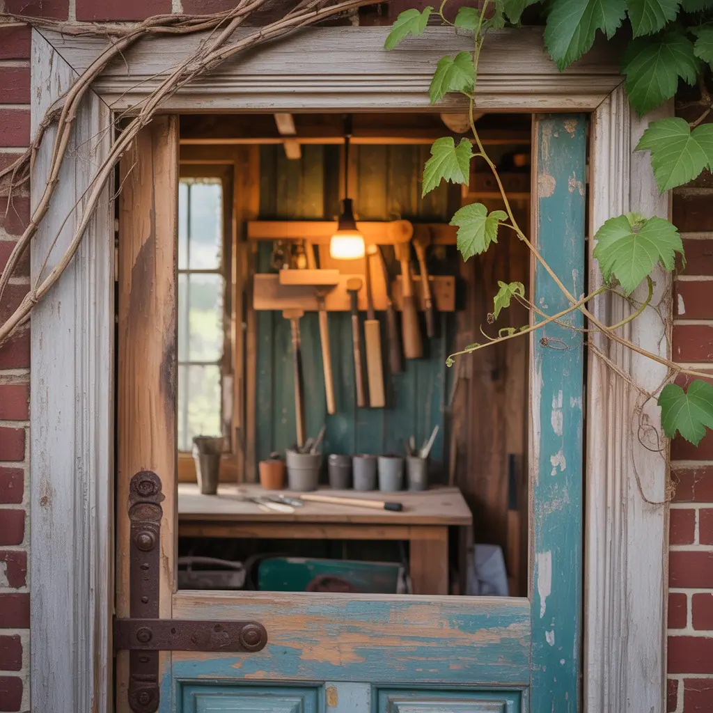 ideas rustic door frame