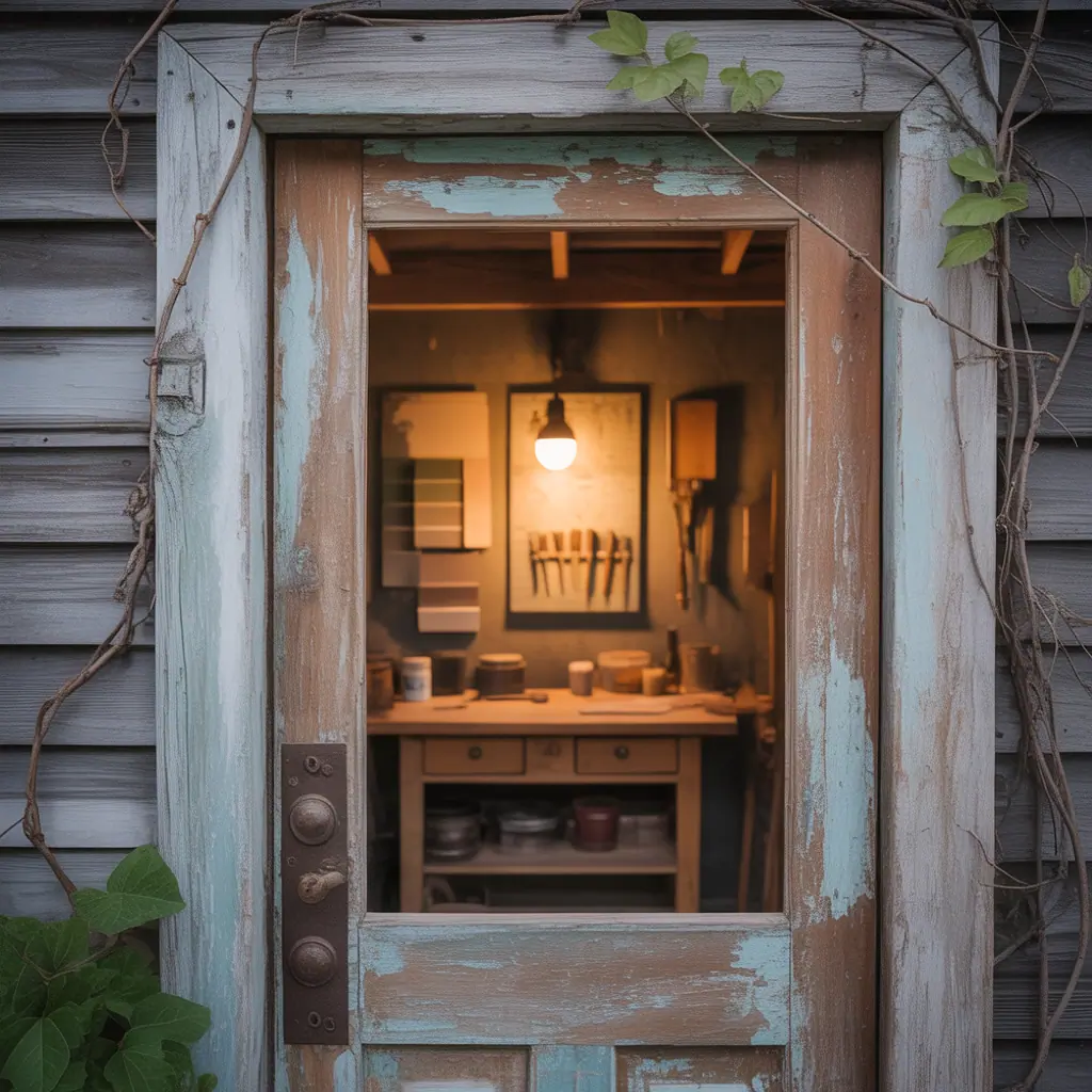 ideas rustic door frame