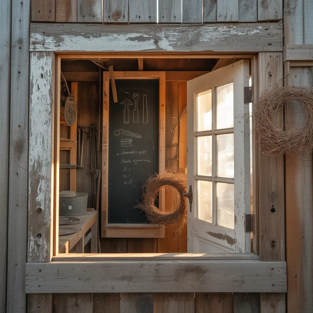 ideas rustic door frame