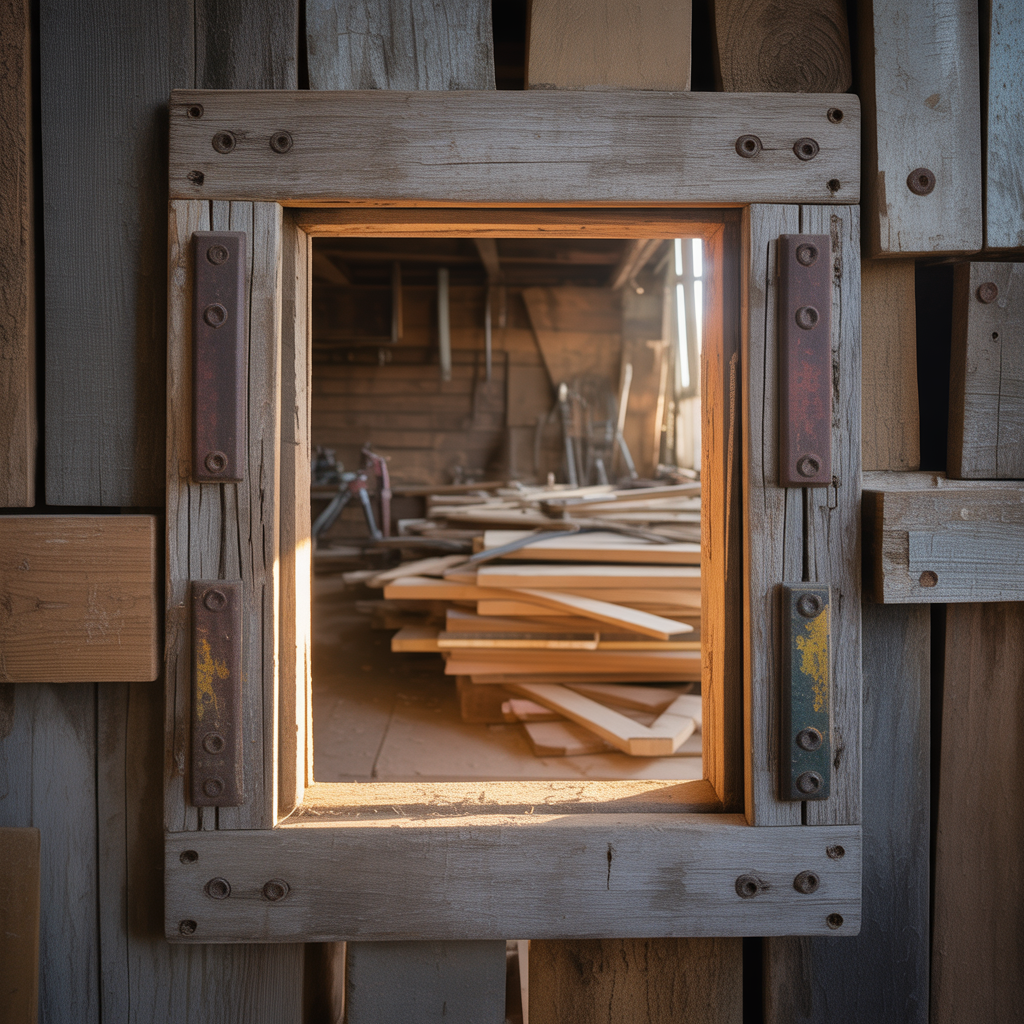 ideas rustic door frame