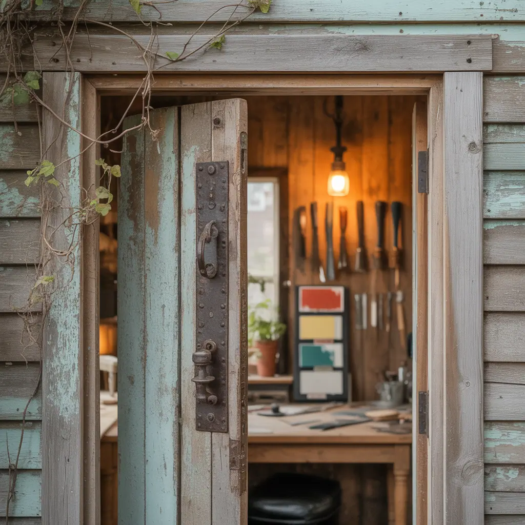 ideas rustic door frame