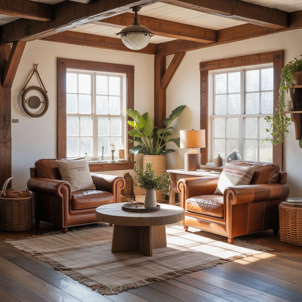 ideas rustic living room